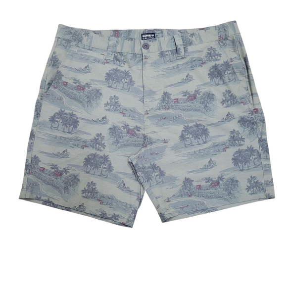 Buffalo David Bitton Camouflage Chino Shorts 38 Inseam 8" Excellent Condition - Picture 2 of 9